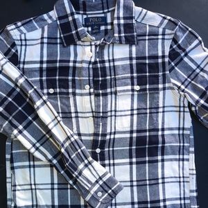 Ralph Lauren FALL FLANNEL button down  shirt